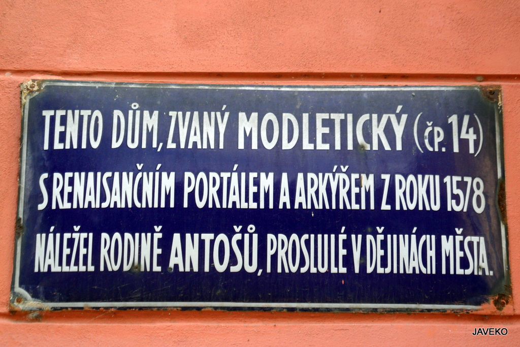 Historie domu Modletických ve Slaném